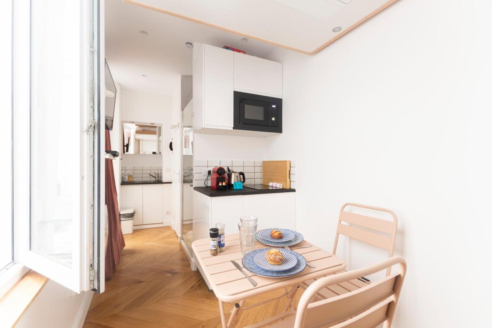 Super Central Mini Studio - 2 Pax, Murphy Bed Paříž Exteriér fotografie